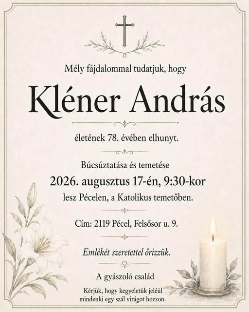5hk Gyászjelentés